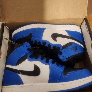 Jordan Kids Sneakers in Blue, Black, and White